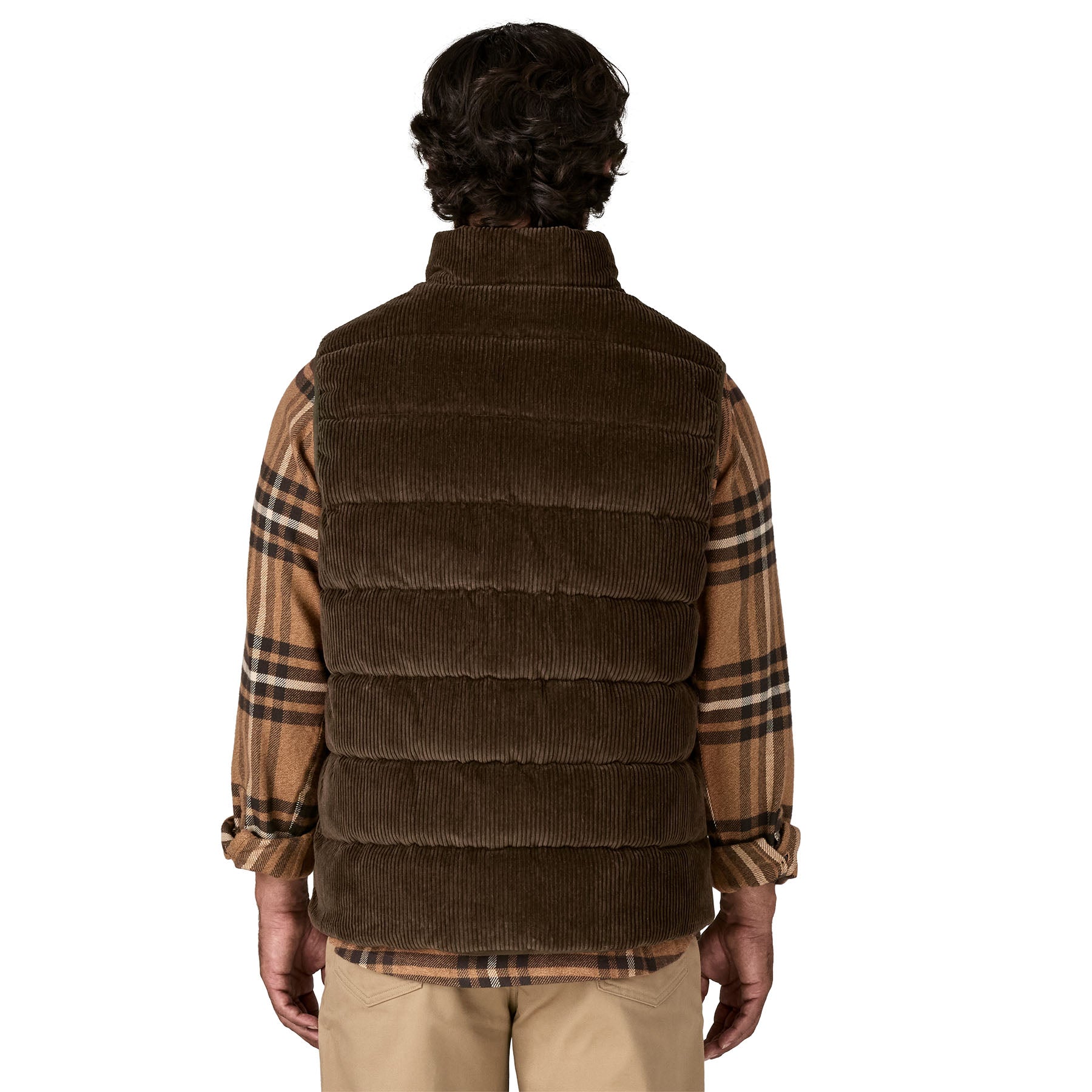 Chaqueta Sin Mangas Hombre Reversible Cotton Down Vest - Marlow Brown