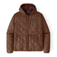 Chaqueta Hombre Diamond Quilted Bomber Hoody Moose Brown