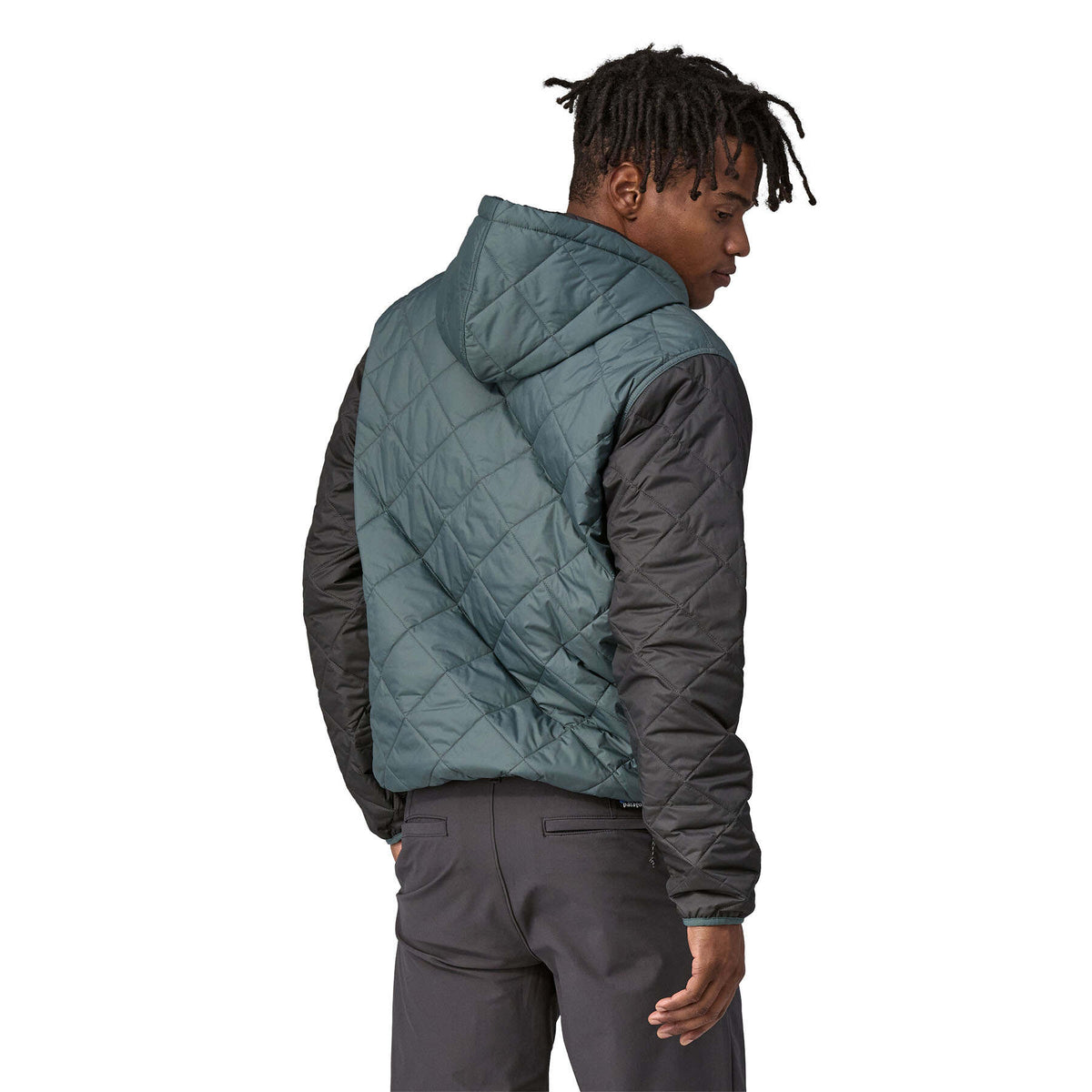 Chaqueta Hombre Diamond Quilted Bomber Hoody - Nouveau Green