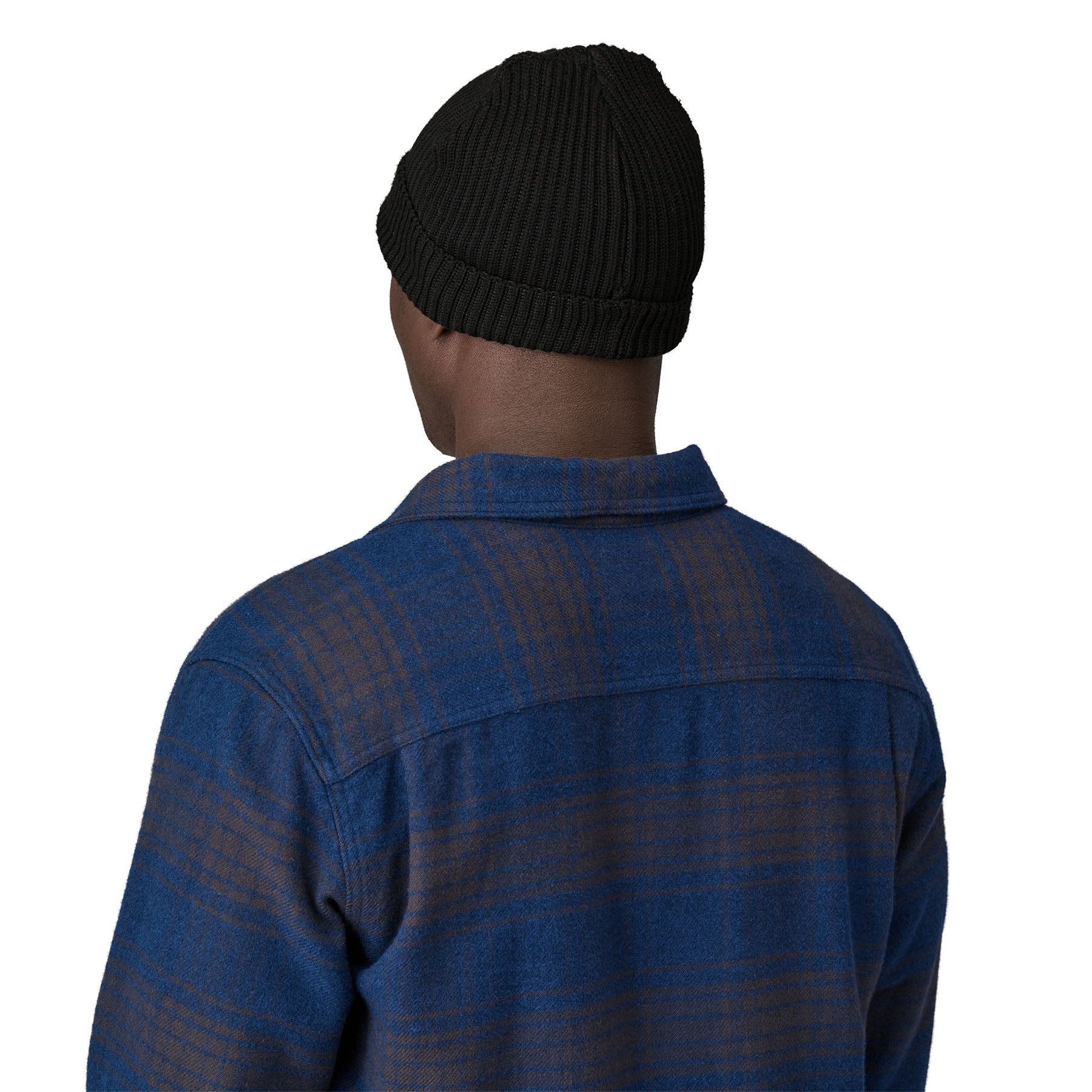 Gorro Fisherman's Rolled Beanie - Black