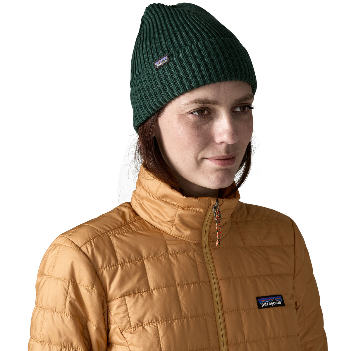 Gorro Fisherman's Rolled Beanie - Cascade Green