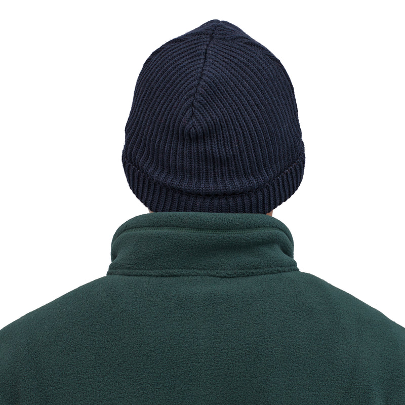 Gorro Fisherman's Rolled Beanie - Navy Blue