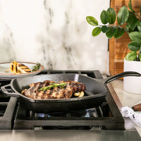 Sartén Hierro Fundido - Classic Series - Parrilla Cuadrada 27 cm