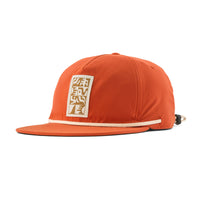 Jockey Merganzer Hat - Mother Rays: Coal Orange