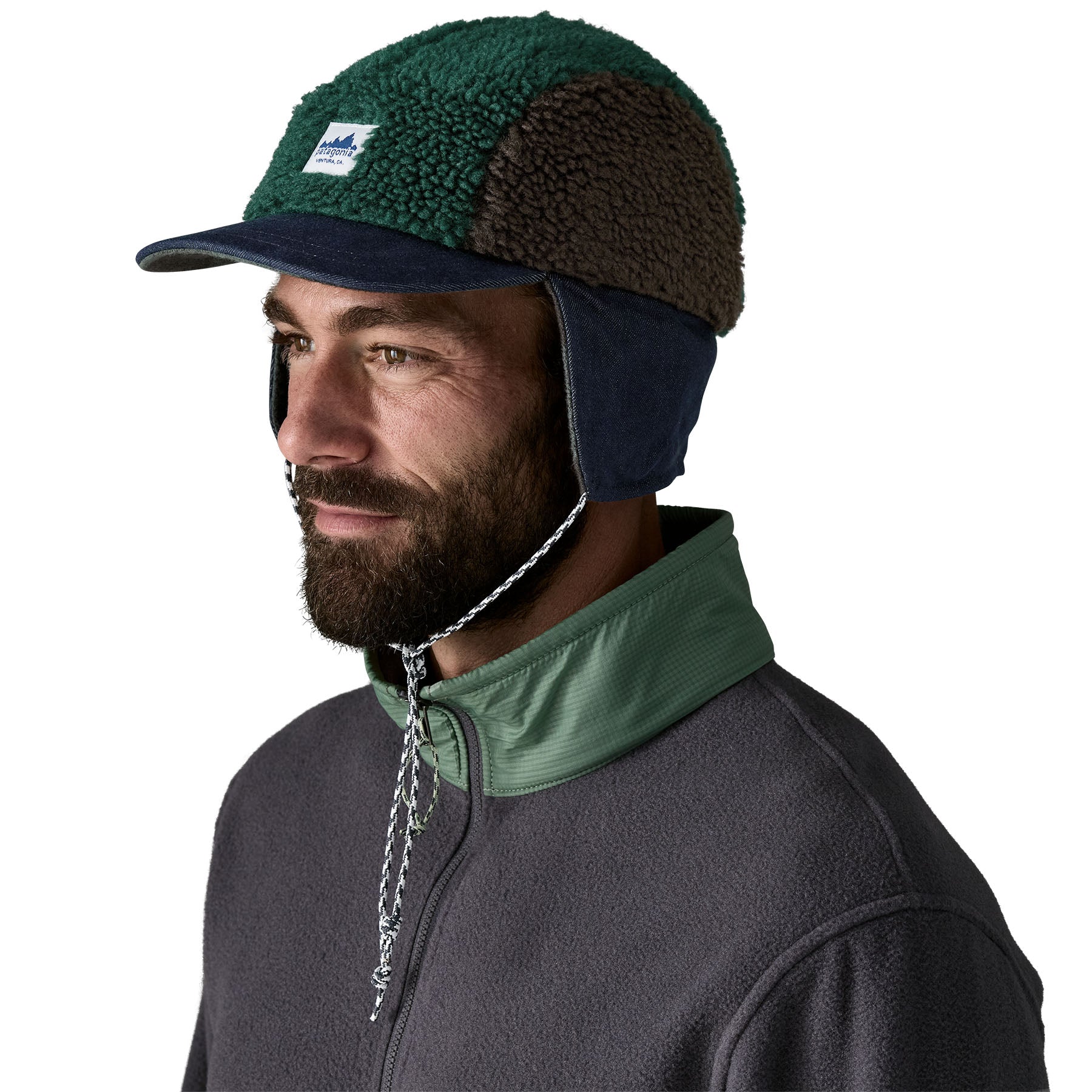 Jockey Range Earflap Cap - Cascade Green