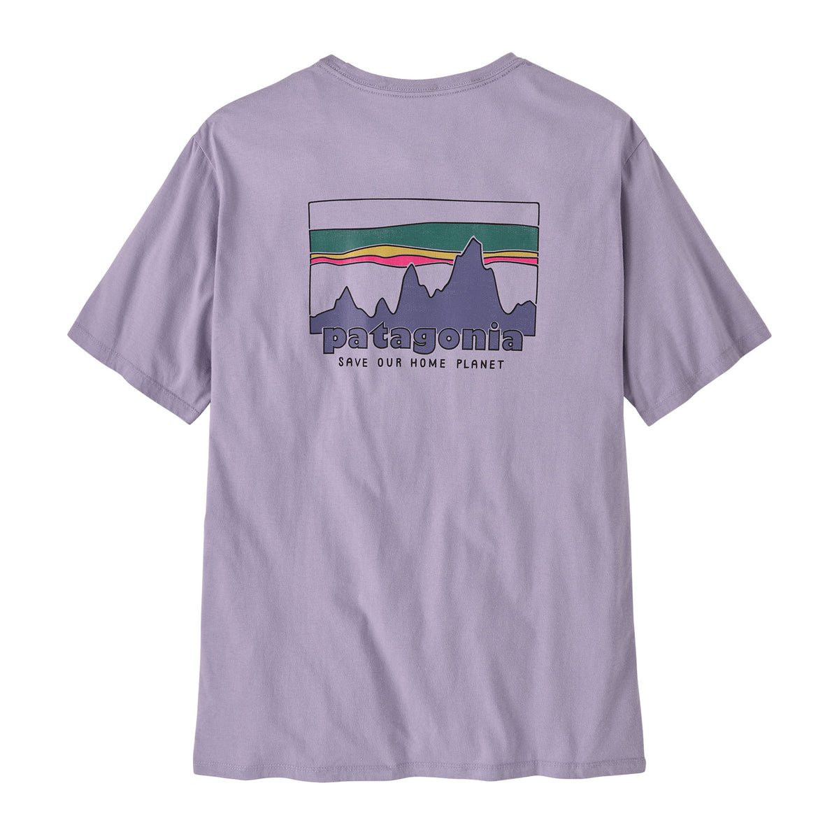 Polera Hombre '73 Skyline Organic - Concrete Purple