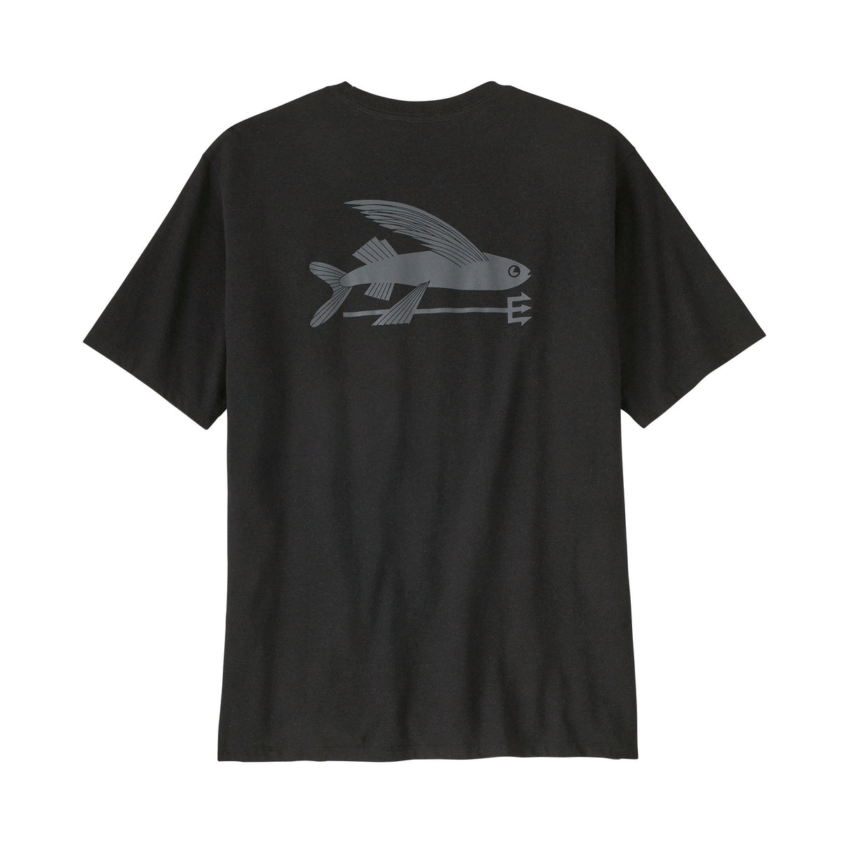 Polera Hombre Flying Fish Responsibili-Tee®  - Ink Black