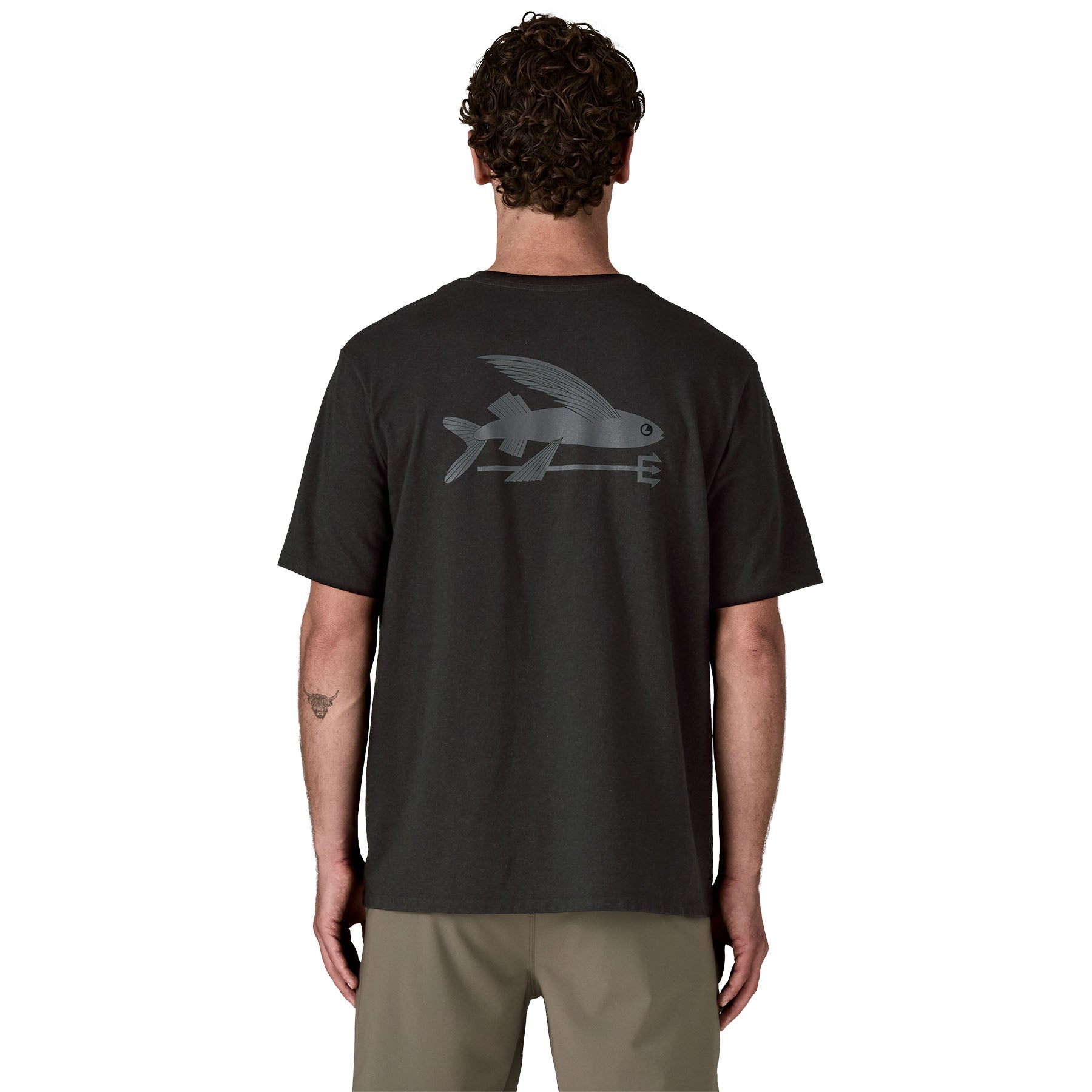 Polera Hombre Flying Fish Responsibili-Tee®  - Ink Black