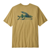 Polera Hombre Flying Fish Responsibili-Tee®  - Limestone Yellow