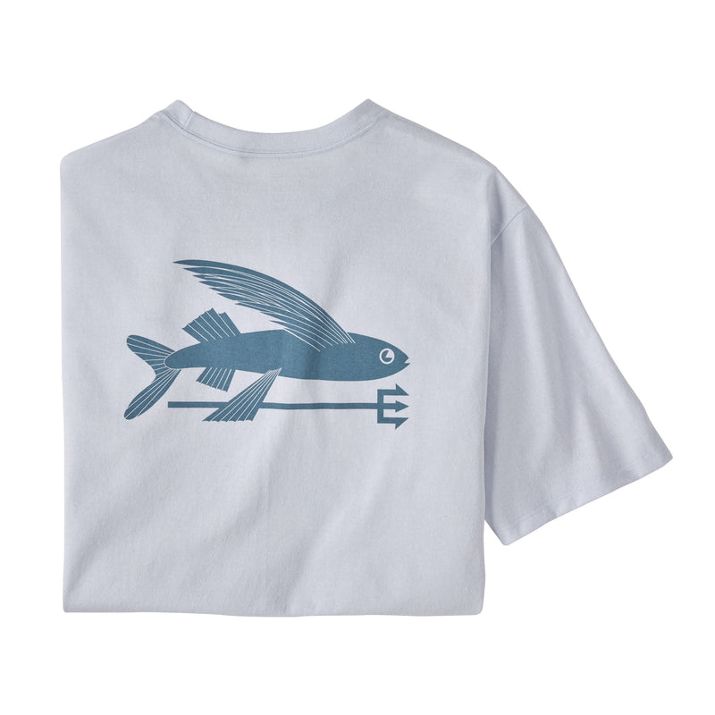 Polera Hombre Flying Fish Responsibili-Tee®  - White
