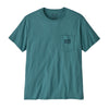 Polera Hombre Flying Fish Tides Organic Pocket - Wetland Blue