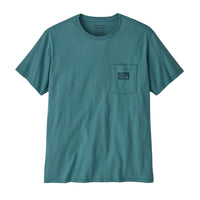 Polera Hombre Flying Fish Tides Organic Pocket - Wetland Blue
