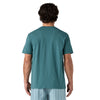 Polera Hombre Flying Fish Tides Organic Pocket - Wetland Blue