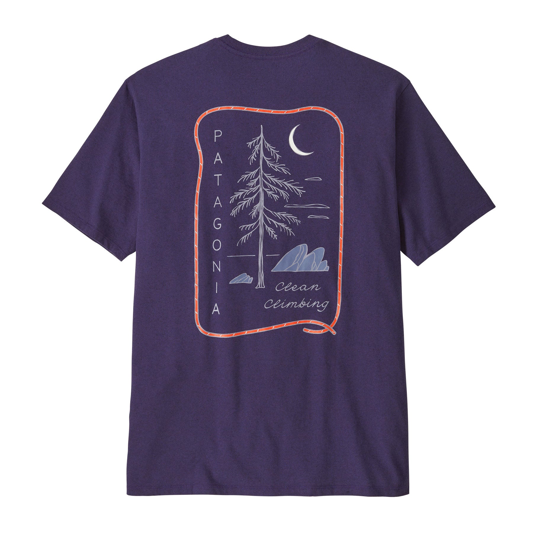 Polera Hombre Clean Climb Roots Responsibili-Tee® - Plummet Purple