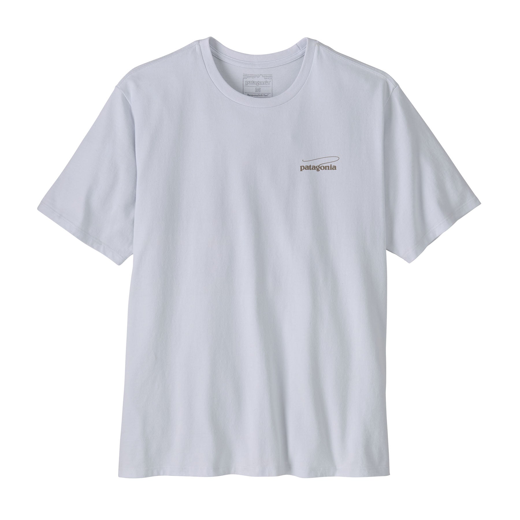 Polera Hombre Casting Logo Responsibili-Tee® - White