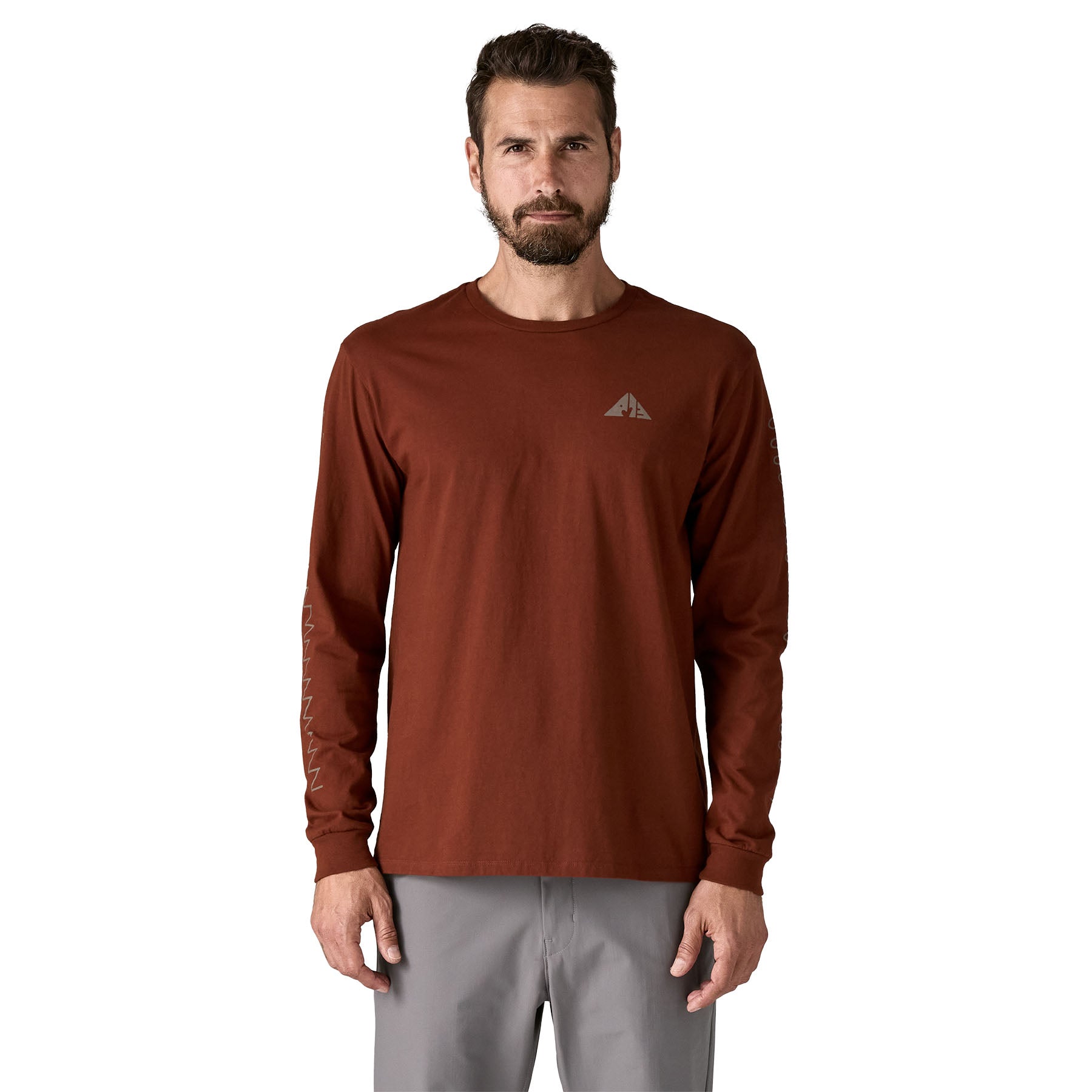 Polera Hombre Manga Larga Driftways Organic T-Shirt - Dried Vanilla