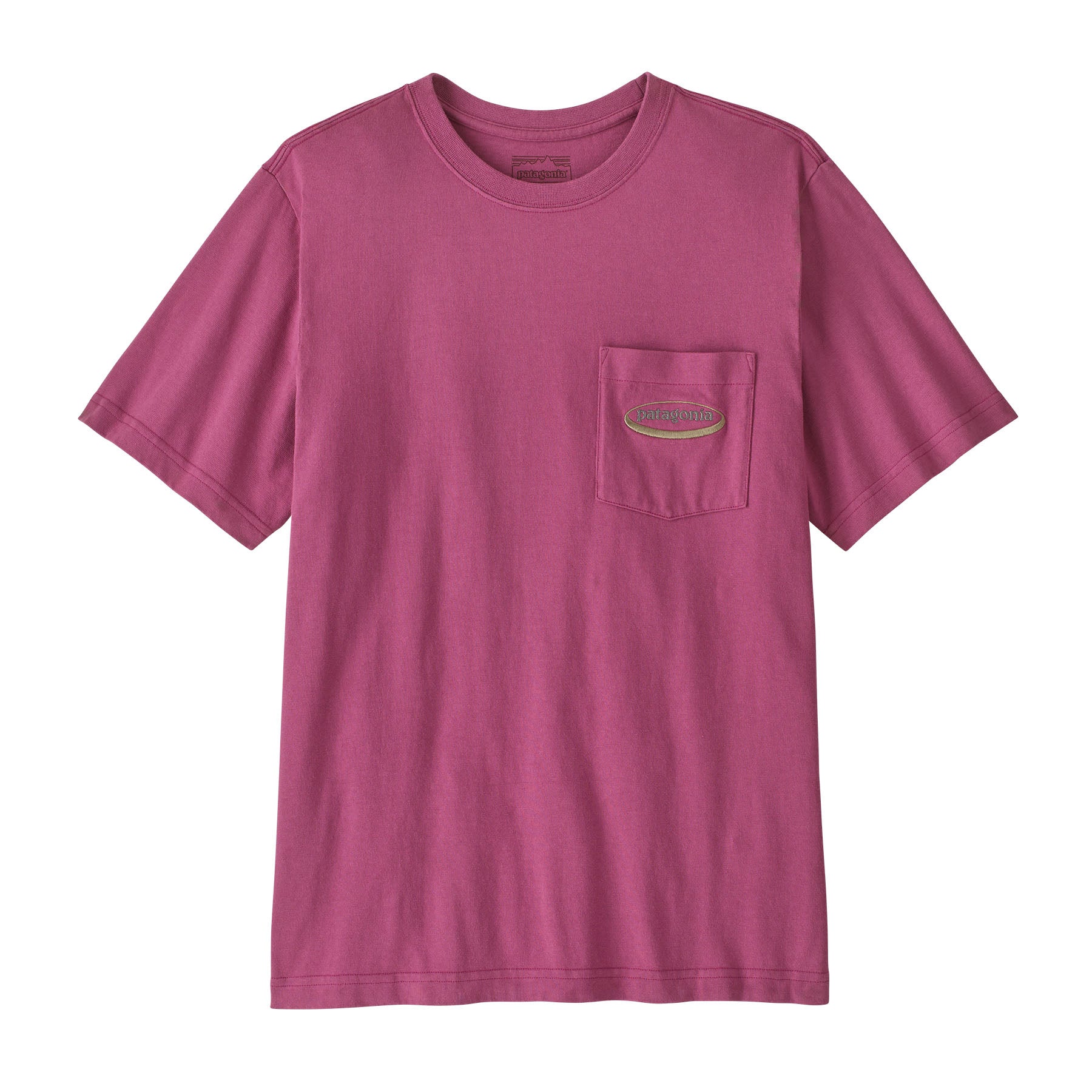 Polera Hombre Midweight '95 Oval Logo Pocket  - Faded Magenta