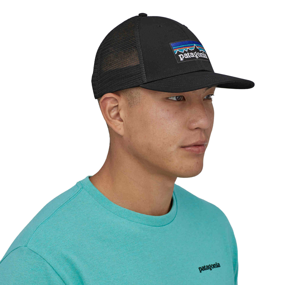 Jockey P-6 Logo LoPro Trucker Hat - Black