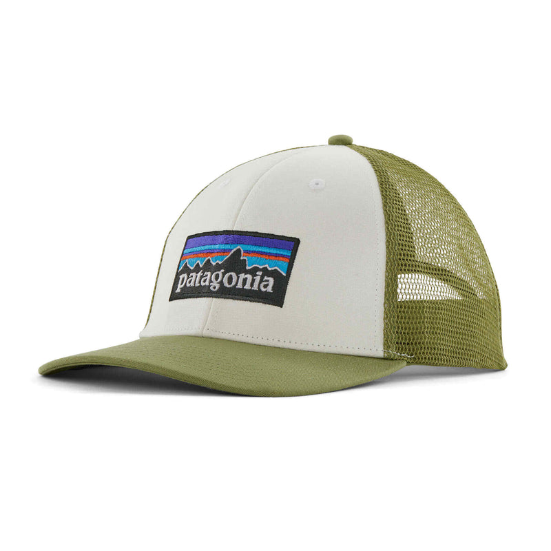 Jockey P-6 Logo LoPro Trucker Hat - White Buckhorn Green