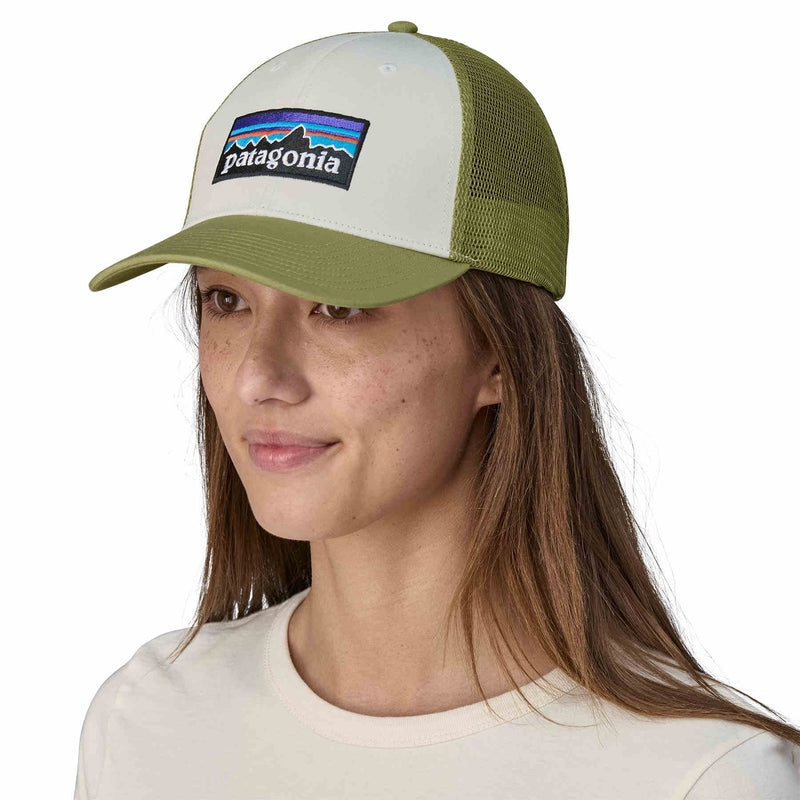 Jockey P-6 Logo LoPro Trucker Hat - White Buckhorn Green