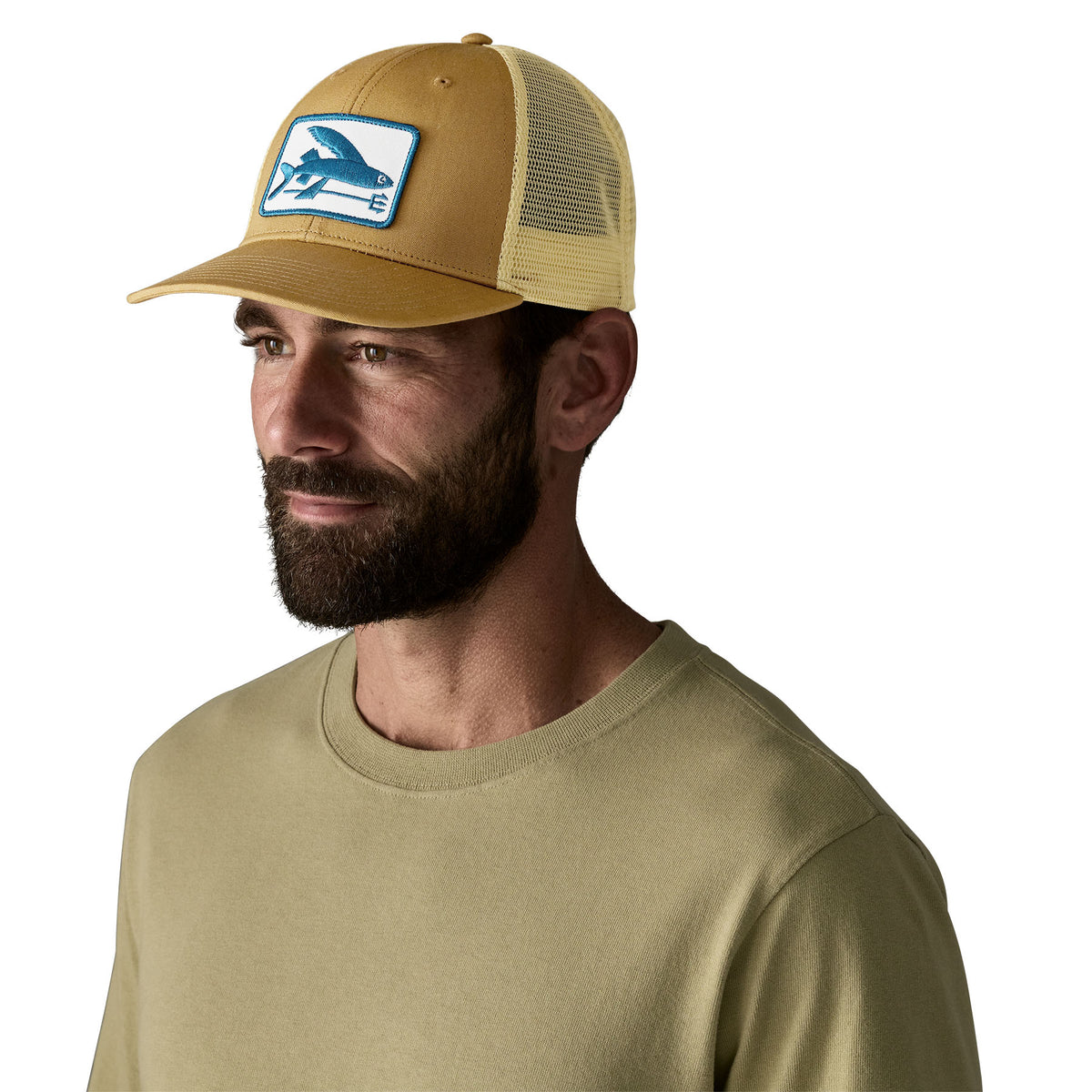 Jockey Flying Fish LoPro Trucker Hat - Bobcat Brown