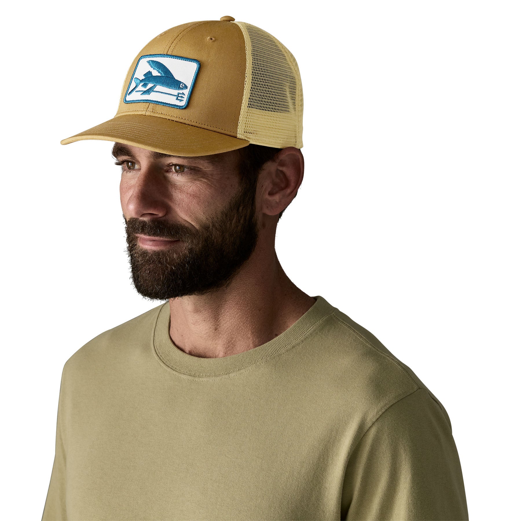 Jockey Flying Fish LoPro Trucker Hat - Bobcat Brown