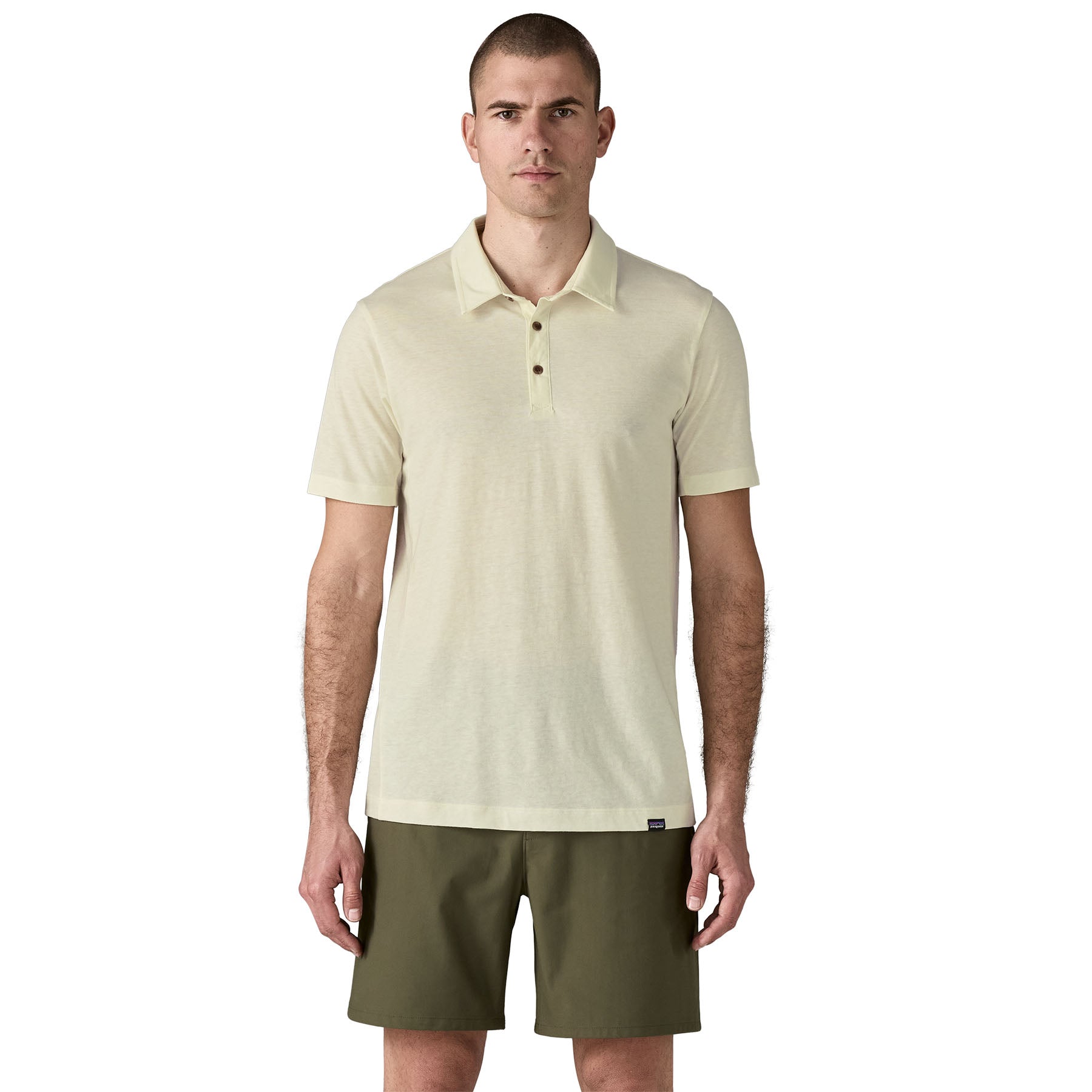 Polera Hombre Essential Polo - Birch White