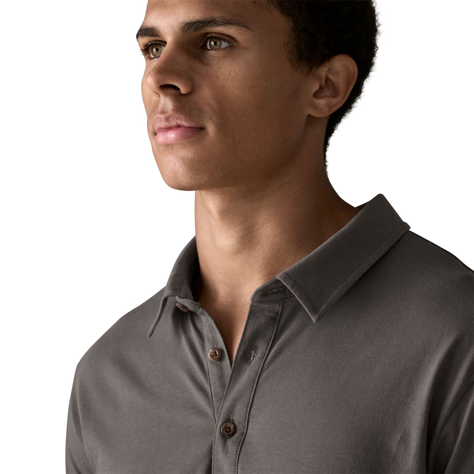 Polera Hombre Essential Polo - Forge Grey