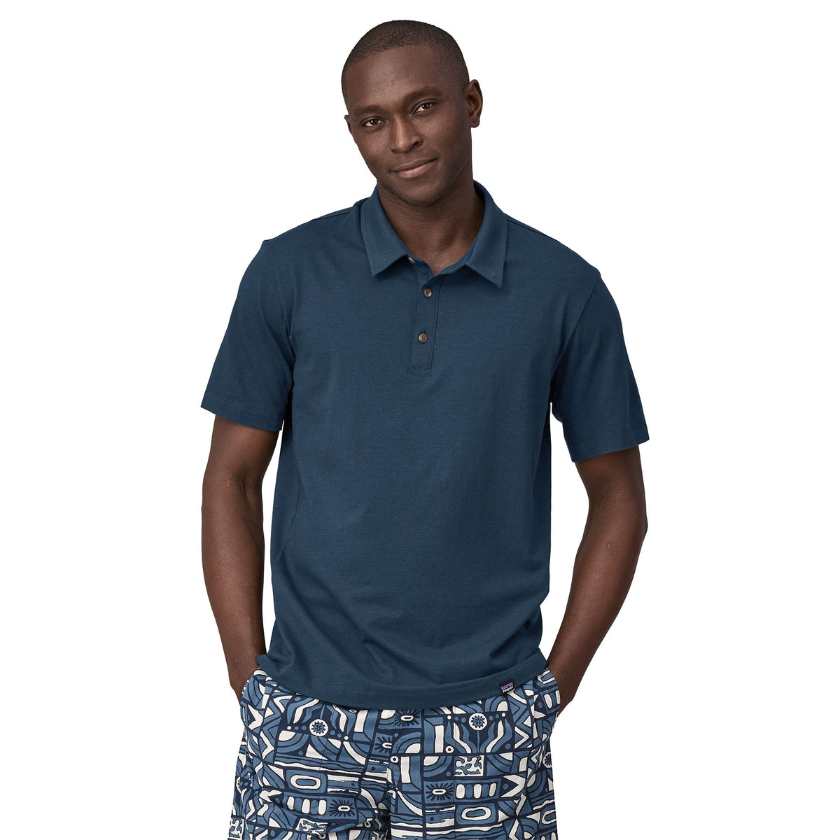 Polera Hombre Essential Polo - Tidepool Blue