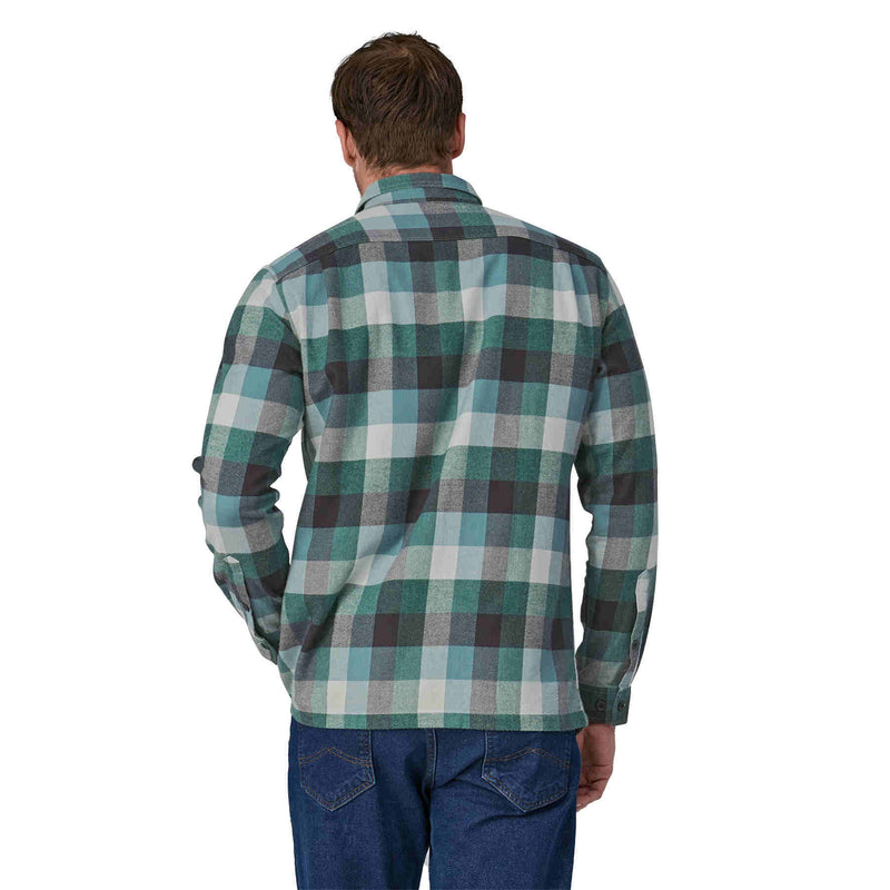 Camisa Manga Larga Hombre Organic Cotton Midweight Fjord Flannel Shirt Nouveau Green