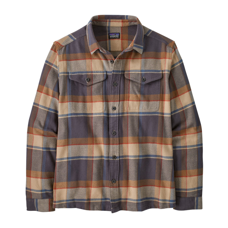 Camisa Manga Larga Hombre Fjord Flannel Shirt - Forge Grey