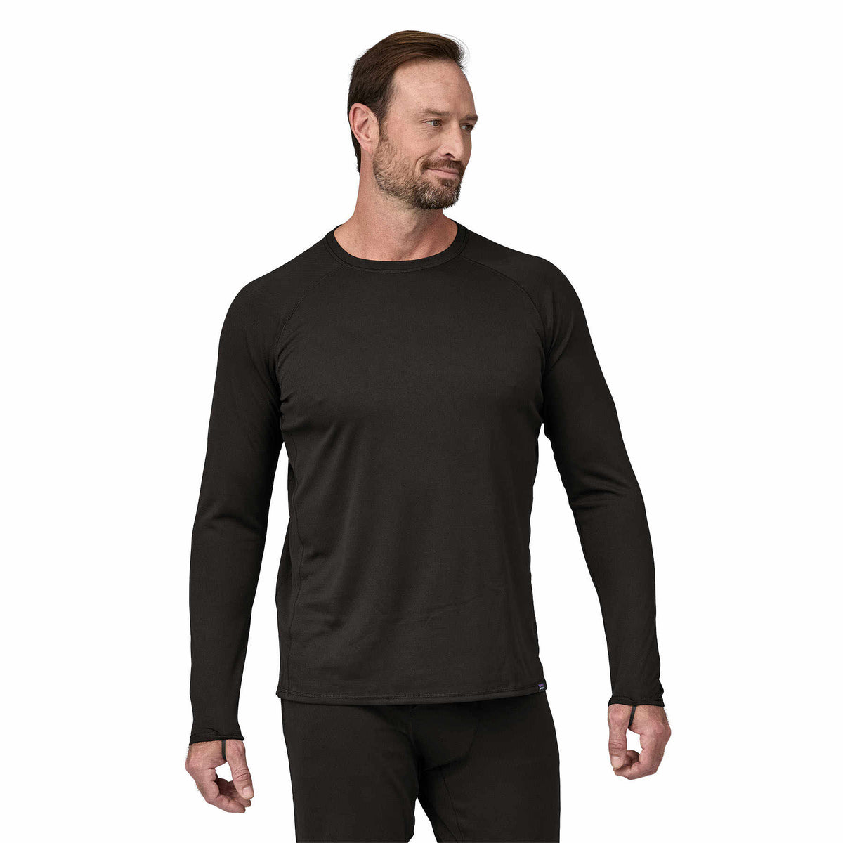 Primera Capa Hombre Capilene® Midweight Crew Black