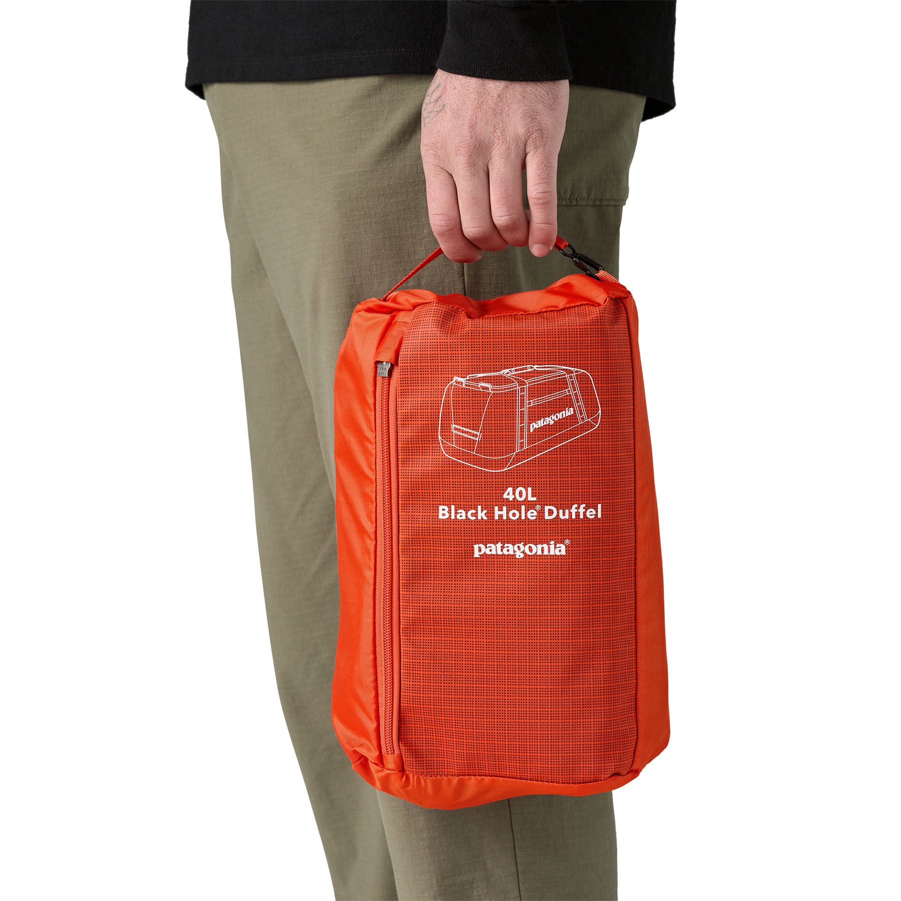 Bolso Black Hole® Duffel 40L - Pollinator Orange