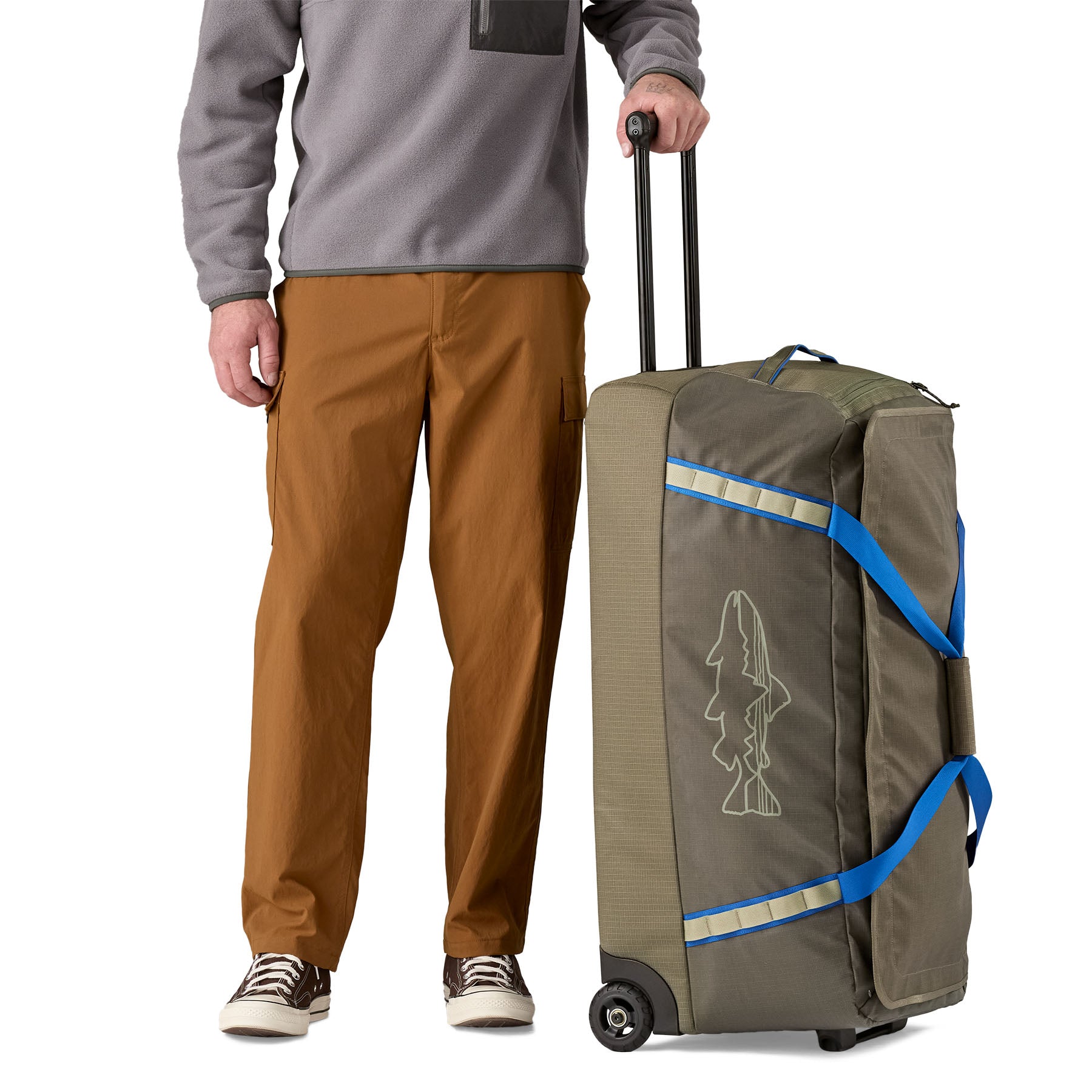 Bolso con Ruedas Black Hole® Wheeled Duffel 100L - Basin Green