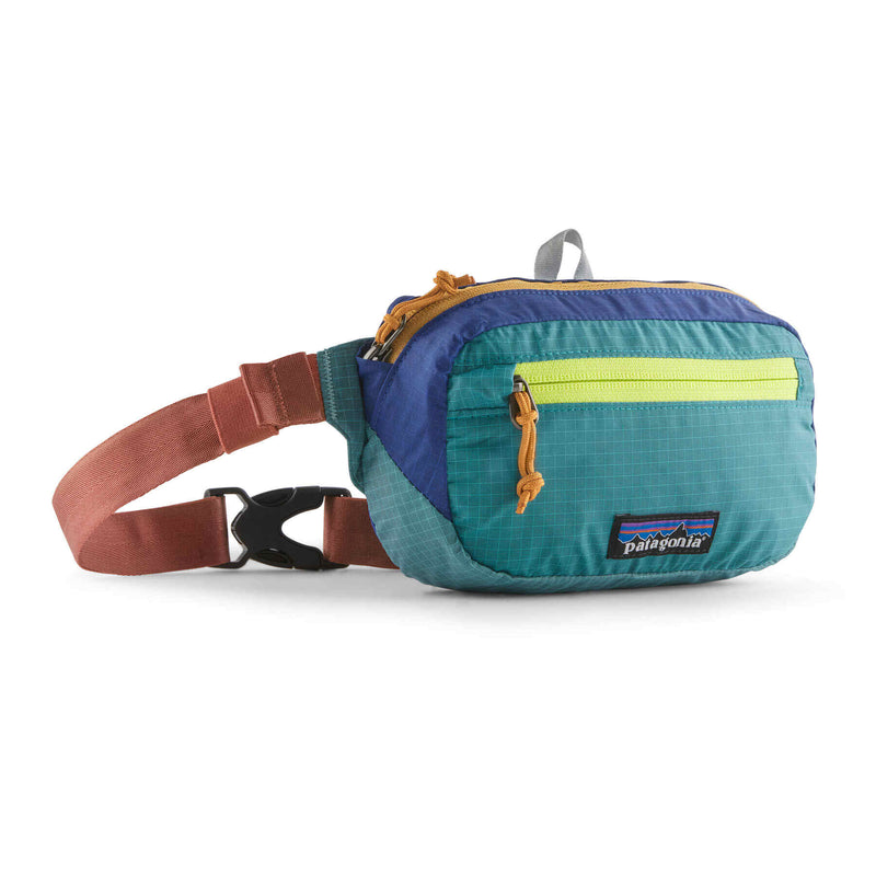 Banano Patagonia Ultralight Black Hole® Mini Hip Pack 1L - Patchwork Subtidal Blue