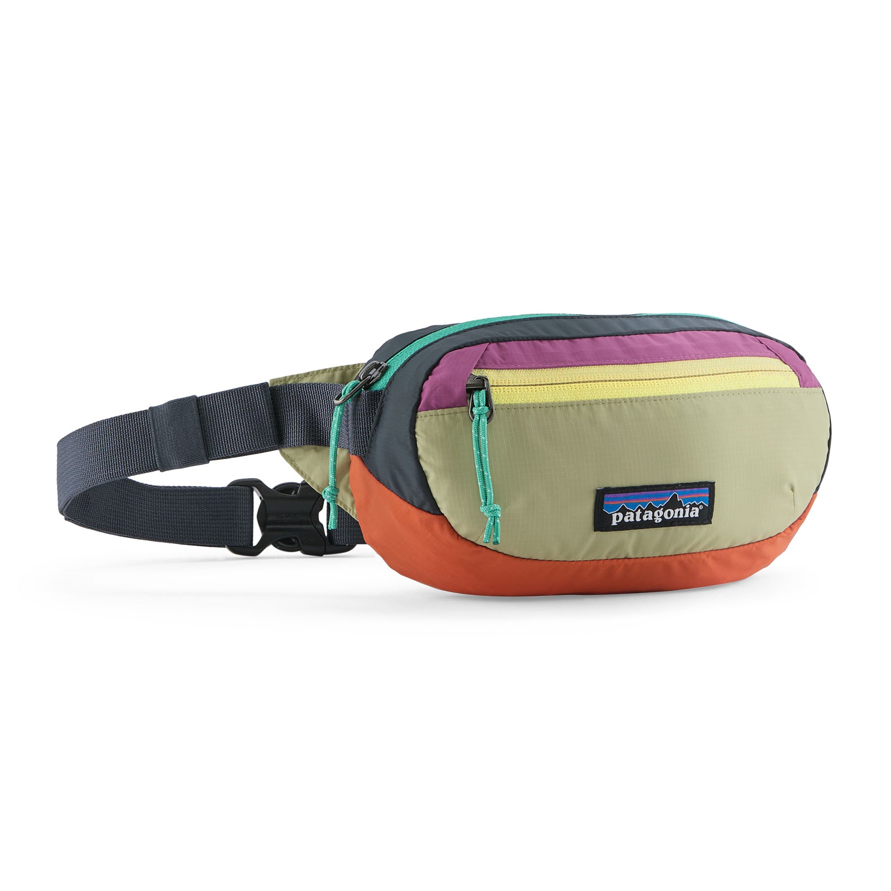 Banano Patagonia Terravia Mini Hip Pack 1L - Patchwork Gumtree Green