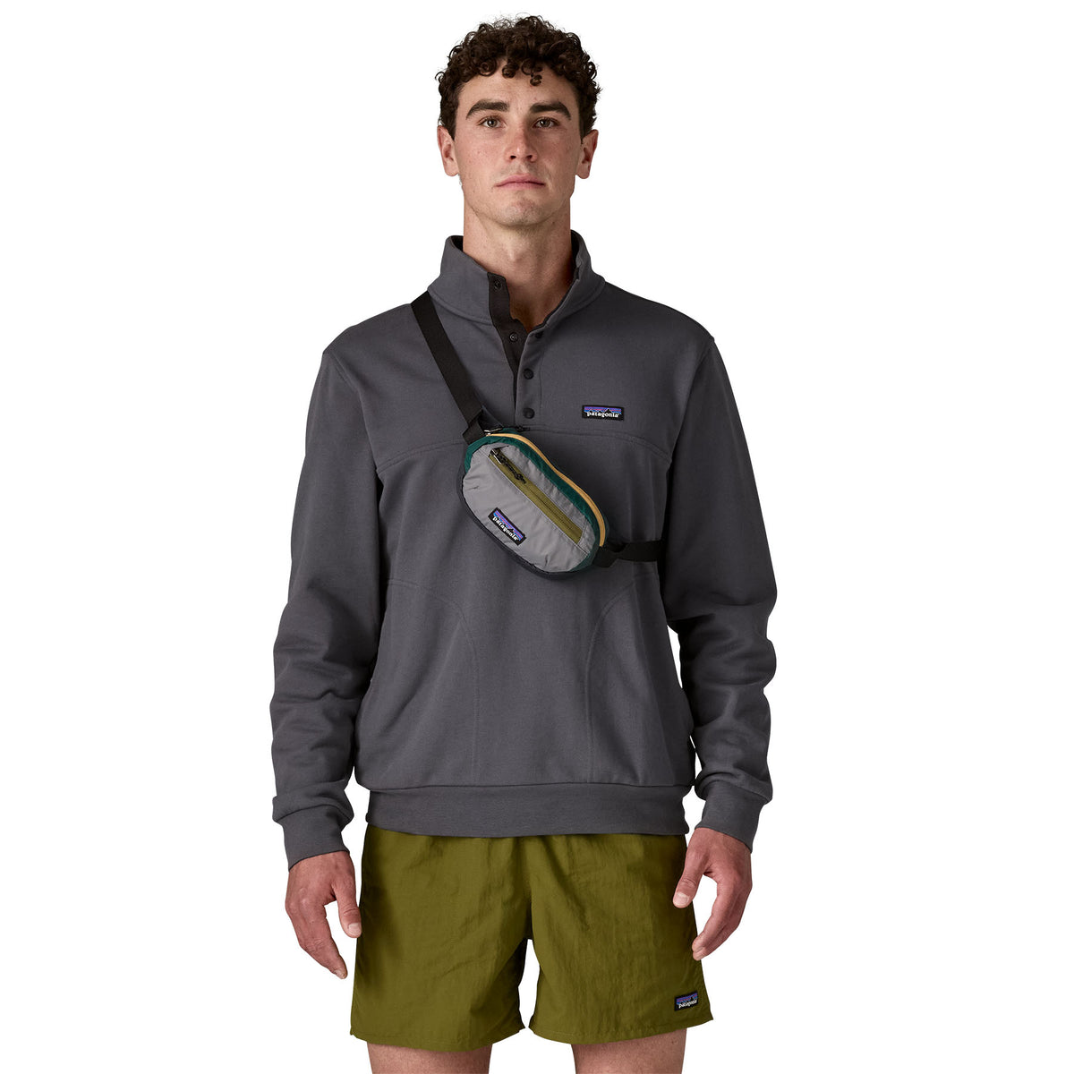 Banano Patagonia Terravia Mini Hip Pack 1L - Patchwork Noble Grey