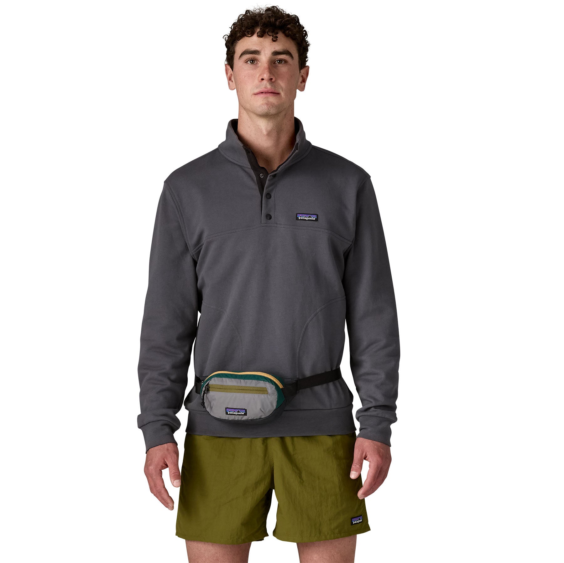 Banano Patagonia Terravia Mini Hip Pack 1L - Patchwork Noble Grey
