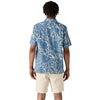 Camisa Hombre Tidal Threads Camp Shirt - Still Blue