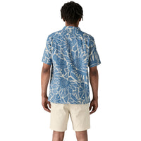 Camisa Hombre Tidal Threads Camp Shirt - Still Blue