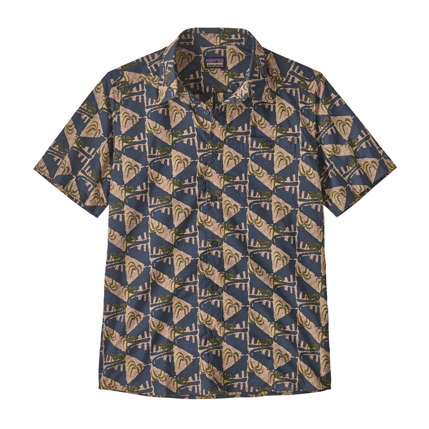 Camisa Hombre Go To Shirt - Jaguar Geo: Dolomite Blue