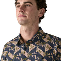 Camisa Hombre Go To Shirt - Jaguar Geo: Dolomite Blue
