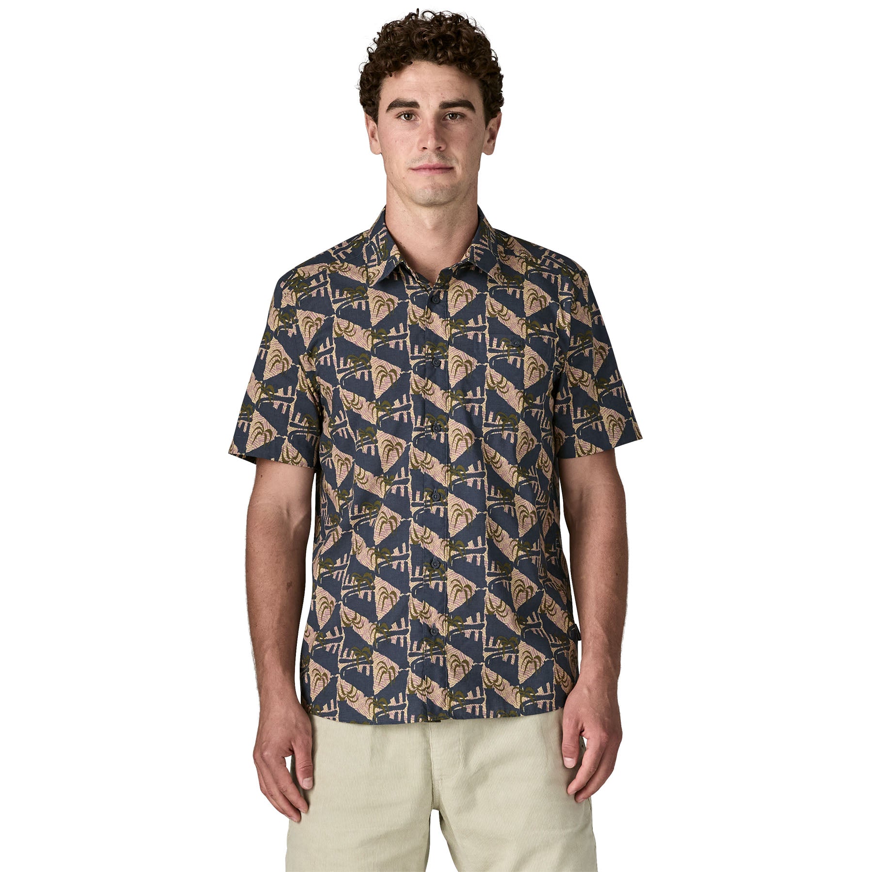 Camisa Hombre Go To Shirt - Jaguar Geo: Dolomite Blue