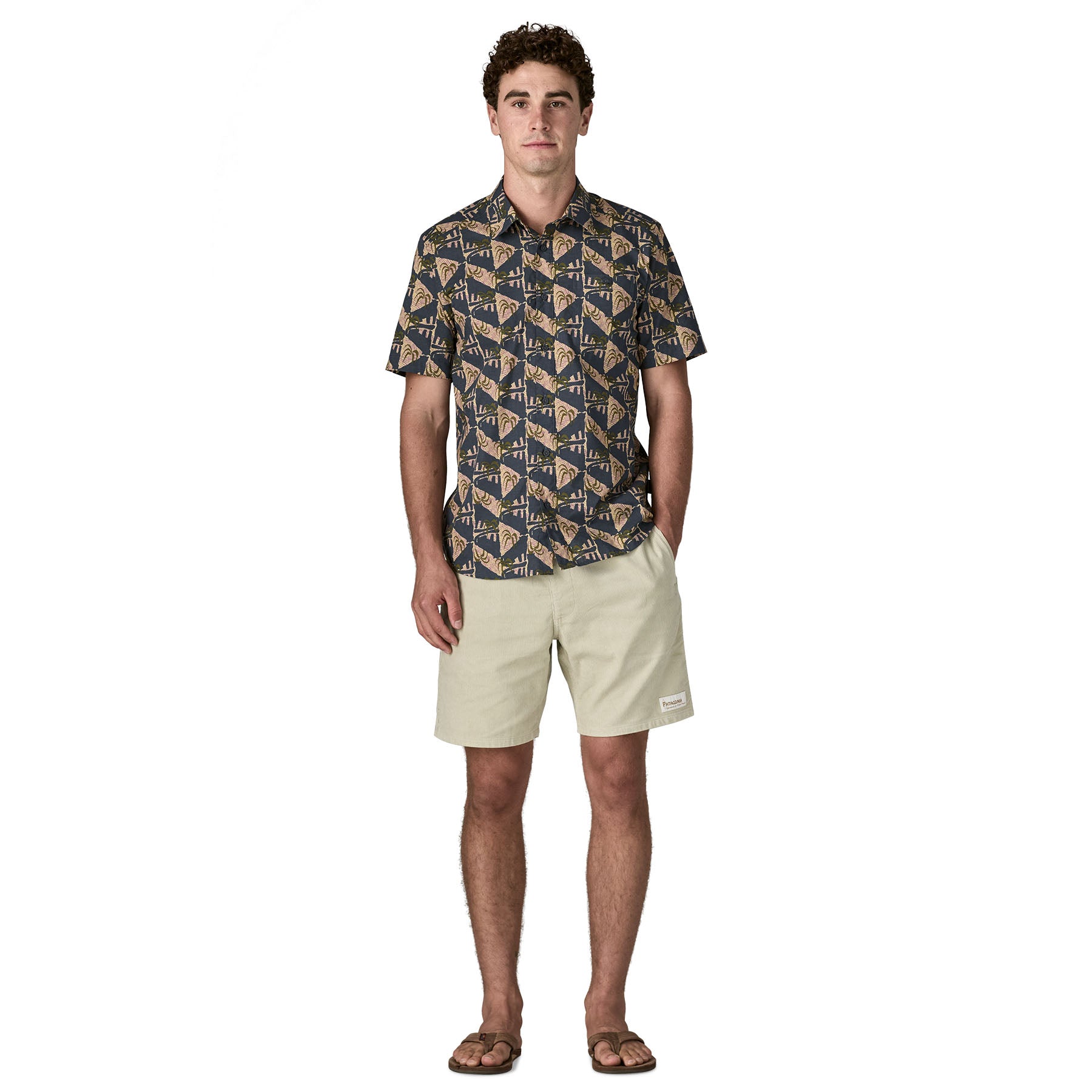 Camisa Hombre Go To Shirt - Jaguar Geo: Dolomite Blue