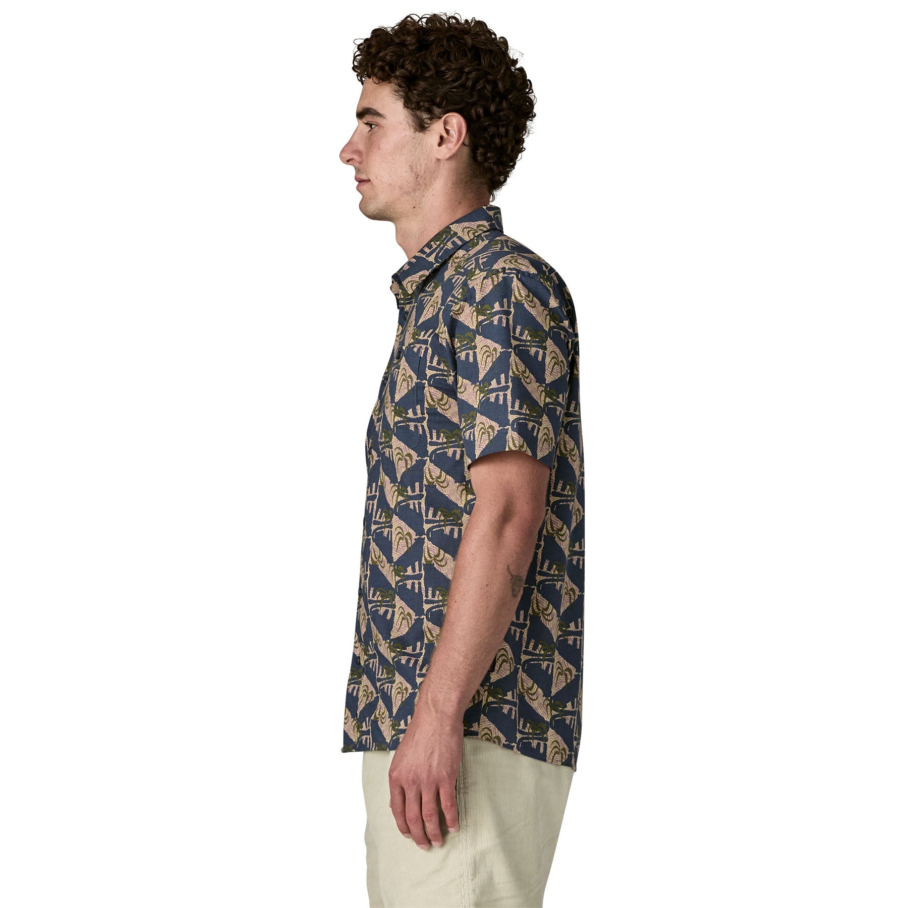 Camisa Hombre Go To Shirt - Jaguar Geo: Dolomite Blue