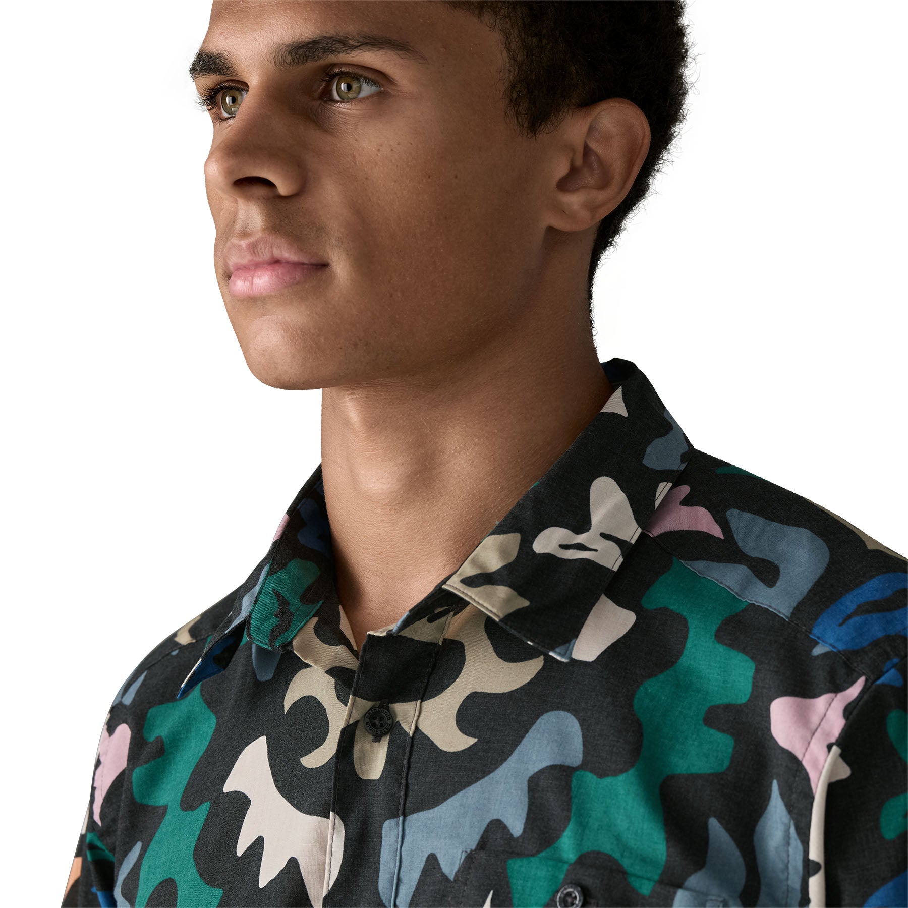Camisa Hombre Go To Shirt - Kaleido Black