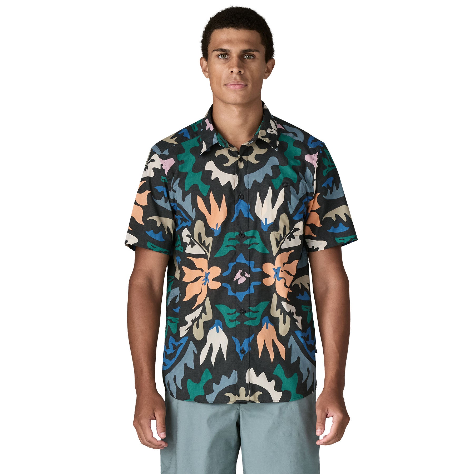 Camisa Hombre Go To Shirt - Kaleido Black