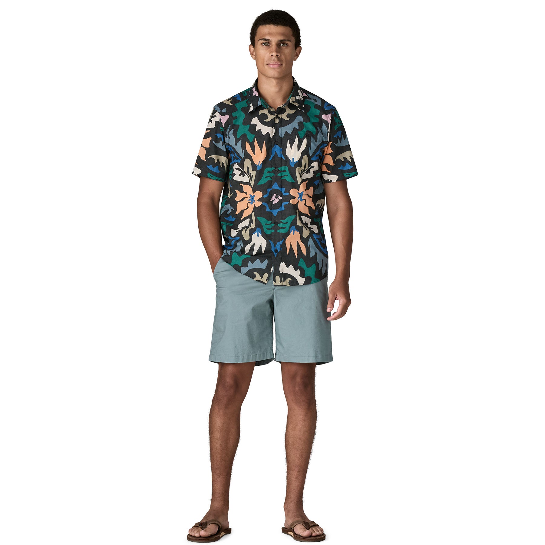 Camisa Hombre Go To Shirt - Kaleido Black