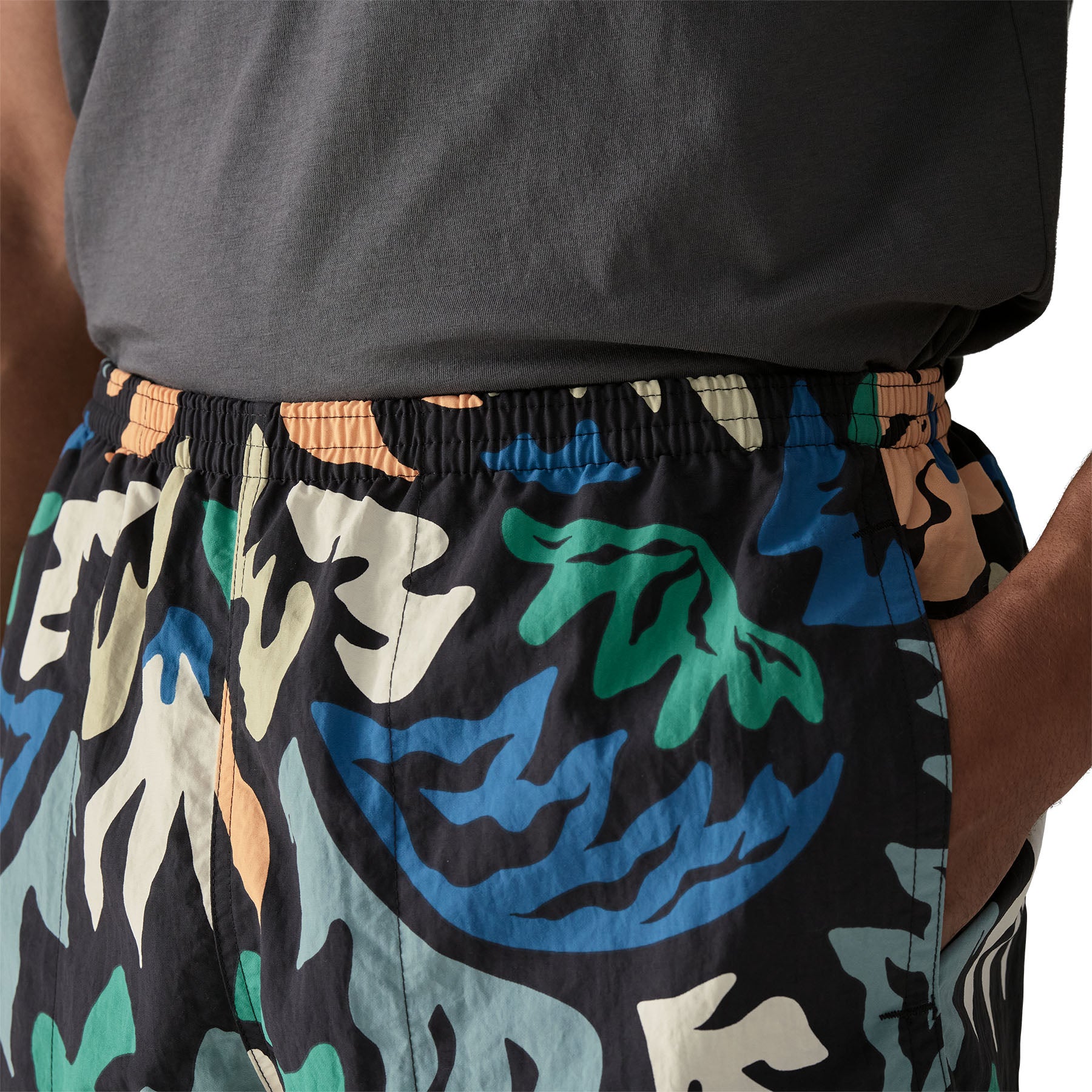 Shorts Hombre Baggies™ – 5" Kaleido Black
