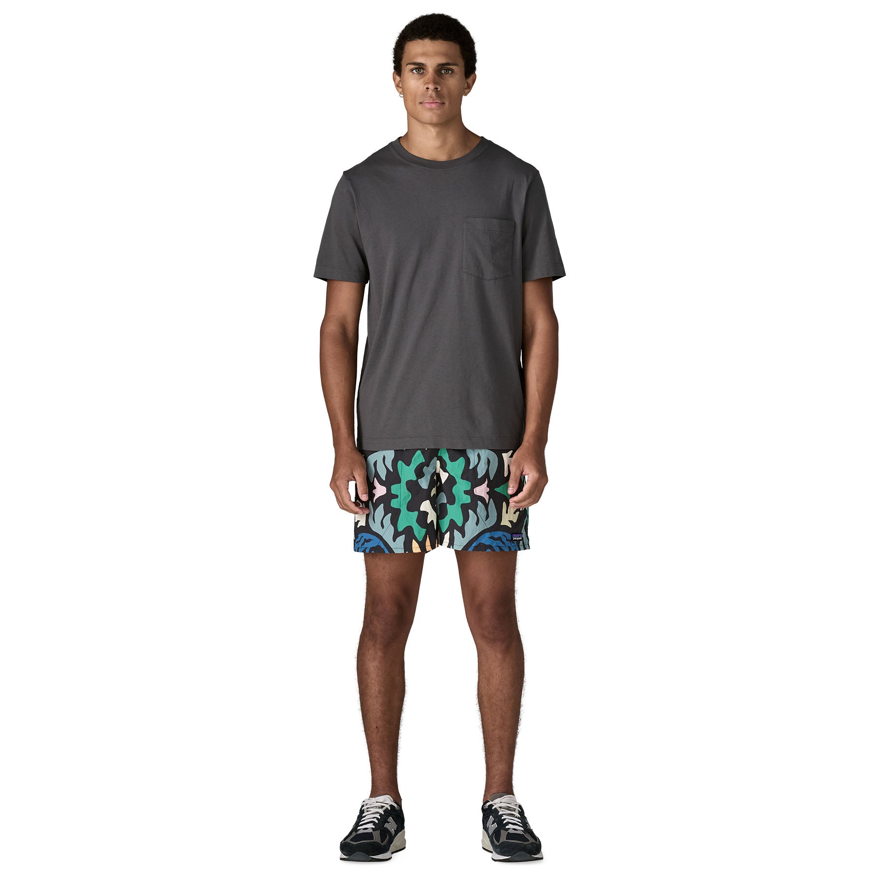 Shorts Hombre Baggies™ – 5" Kaleido Black